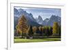 Sextner Dolomites, Dolomiti Di Sesto, the Dolomites During Autumn. Italy-Martin Zwick-Framed Photographic Print