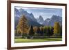 Sextner Dolomites, Dolomiti Di Sesto, the Dolomites During Autumn. Italy-Martin Zwick-Framed Photographic Print