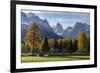 Sextner Dolomites, Dolomiti Di Sesto, the Dolomites During Autumn. Italy-Martin Zwick-Framed Photographic Print