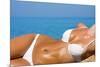 Sexual Young Girl Relaxing on A Beach-Marmeladka-Mounted Photographic Print