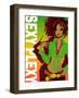 Sexy Girl in Reggae Party-Noriko Sakura-Framed Art Print