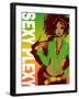 Sexy Girl in Reggae Party-Noriko Sakura-Framed Art Print