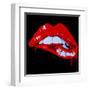 Sexy Kiss-Pop Art Queen-Framed Giclee Print