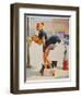 Sexy Woman Dropping Groceries-null-Framed Giclee Print