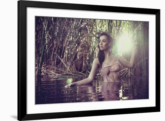 Sexy Woman in Water-conrado-Framed Photographic Print