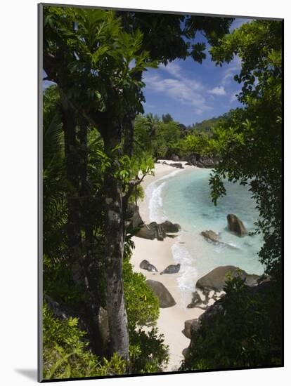 Seychelles, Mahe Island, Port Launay Marine National Park-Walter Bibikow-Mounted Photographic Print