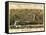 Seymour, Connecticut - Panoramic Map-Lantern Press-Framed Stretched Canvas