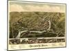 Seymour, Connecticut - Panoramic Map-Lantern Press-Mounted Art Print