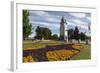 Seymour Square and Clock Tower, Blenheim, Marlborough Region, South Island, New Zealand, Pacific-Stuart Black-Framed Photographic Print