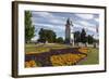 Seymour Square and Clock Tower, Blenheim, Marlborough Region, South Island, New Zealand, Pacific-Stuart Black-Framed Photographic Print