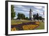 Seymour Square and Clock Tower, Blenheim, Marlborough Region, South Island, New Zealand, Pacific-Stuart Black-Framed Photographic Print