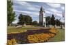 Seymour Square and Clock Tower, Blenheim, Marlborough Region, South Island, New Zealand, Pacific-Stuart Black-Mounted Photographic Print