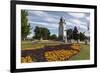 Seymour Square and Clock Tower, Blenheim, Marlborough Region, South Island, New Zealand, Pacific-Stuart Black-Framed Photographic Print