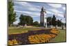 Seymour Square and Clock Tower, Blenheim, Marlborough Region, South Island, New Zealand, Pacific-Stuart Black-Mounted Photographic Print