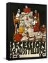 Sezessionsplakat 1918, Poster for the 49th Secession Exhibition by the Neukunstgruppe, Austria-Egon Schiele-Framed Stretched Canvas