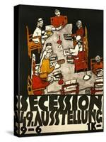 Sezessionsplakat 1918, Poster for the 49th Secession Exhibition by the Neukunstgruppe, Austria-Egon Schiele-Stretched Canvas