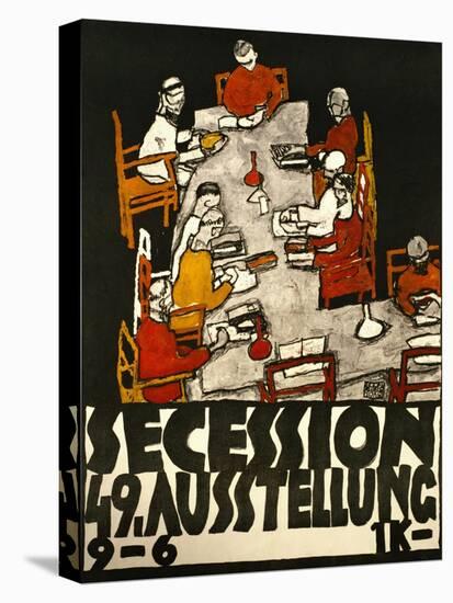 Sezessionsplakat 1918, Poster for the 49th Secession Exhibition by the Neukunstgruppe, Austria-Egon Schiele-Stretched Canvas