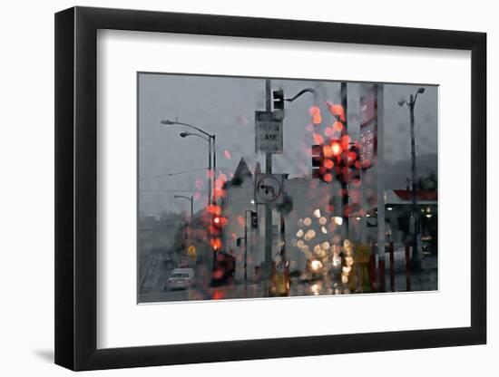 SF Early and Wet-David Winston-Framed Giclee Print