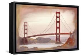 SF Golden Gate Bridge-Jeffrey Cadwallader-Framed Stretched Canvas