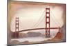 SF Golden Gate Bridge-Jeffrey Cadwallader-Mounted Premium Giclee Print