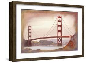 SF Golden Gate Bridge-Jeffrey Cadwallader-Framed Art Print