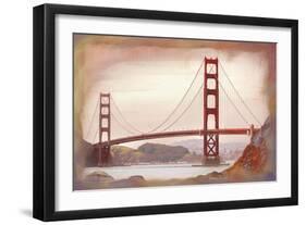 SF Golden Gate Bridge-Jeffrey Cadwallader-Framed Art Print