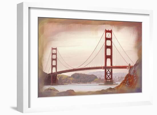 SF Golden Gate Bridge-Jeffrey Cadwallader-Framed Art Print