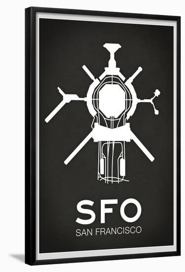 SFO San Francisco Airport-null-Framed Poster