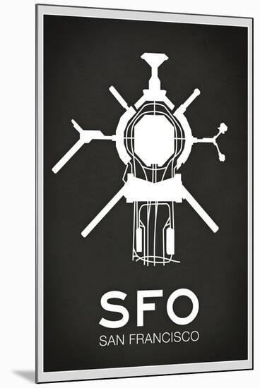 SFO San Francisco Airport-null-Mounted Poster