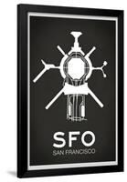 SFO San Francisco Airport-null-Framed Poster