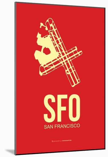 SFO San Francisco Poster 2-NaxArt-Mounted Poster