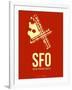 Sfo San Francisco Poster 2-NaxArt-Framed Art Print