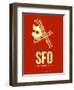 Sfo San Francisco Poster 2-NaxArt-Framed Art Print