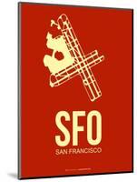 Sfo San Francisco Poster 2-NaxArt-Mounted Art Print
