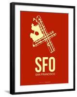 Sfo San Francisco Poster 2-NaxArt-Framed Art Print