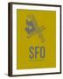 Sfo San Francisco Poster 3-NaxArt-Framed Art Print