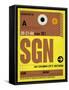 SGN Ho Chi Minh City Luggage Tag I-NaxArt-Framed Stretched Canvas