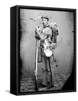 Sgt. Joseph Dore, 7th N.Y.S.M., c.1865-null-Framed Stretched Canvas
