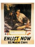 Enlist Now - U.S. Marine Corps-Sgt^ Tom Lovell-Laminated Art Print