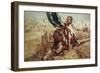 Sgt William Jasper Replacing the Flag (Cont)-Frederick Coffay Yohn-Framed Giclee Print