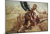 Sgt William Jasper Replacing the Flag (Cont)-Frederick Coffay Yohn-Mounted Giclee Print