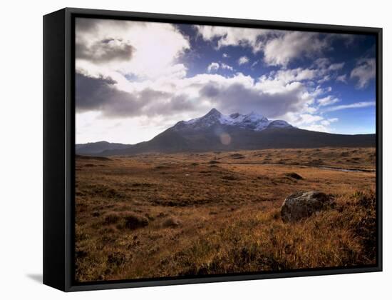 Sgurr Nan Gillean, Black Cuillins Range Near Sligachan, Isle of Skye, Inner Hebrides, Scotland-Patrick Dieudonne-Framed Stretched Canvas