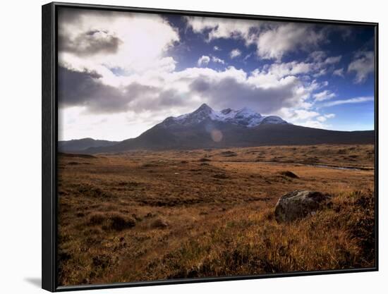 Sgurr Nan Gillean, Black Cuillins Range Near Sligachan, Isle of Skye, Inner Hebrides, Scotland-Patrick Dieudonne-Framed Photographic Print