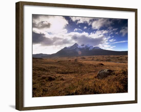 Sgurr Nan Gillean, Black Cuillins Range Near Sligachan, Isle of Skye, Inner Hebrides, Scotland-Patrick Dieudonne-Framed Photographic Print