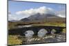 Sgurr Nan Gillean from Sligachan, Isle of Skye, Inner Hebrides, Scotland, United Kingdom, Europe-Gary Cook-Mounted Photographic Print