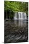 Sgwd Ddwli Uchaf Surrounded by Vibrant Green Foliage-Stephen Spraggon-Mounted Photographic Print