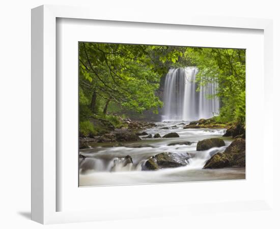 Sgwd yr Eira Waterfall, Brecon Beacons, Wales, United Kingdom, Europe-Billy Stock-Framed Photographic Print