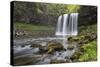 Sgwd Yr Eira Waterfall, Ystradfellte, Brecon Beacons National Park, Powys, Wales, United Kingdom-Stuart Black-Stretched Canvas