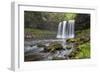 Sgwd Yr Eira Waterfall, Ystradfellte, Brecon Beacons National Park, Powys, Wales, United Kingdom-Stuart Black-Framed Photographic Print