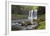 Sgwd Yr Eira Waterfall, Ystradfellte, Brecon Beacons National Park, Powys, Wales, United Kingdom-Stuart Black-Framed Photographic Print